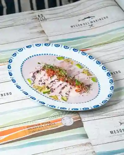 Tiradito De Pulpo Y Reineta