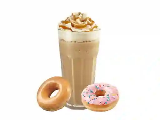 Frappe L + 2 Doughnuts