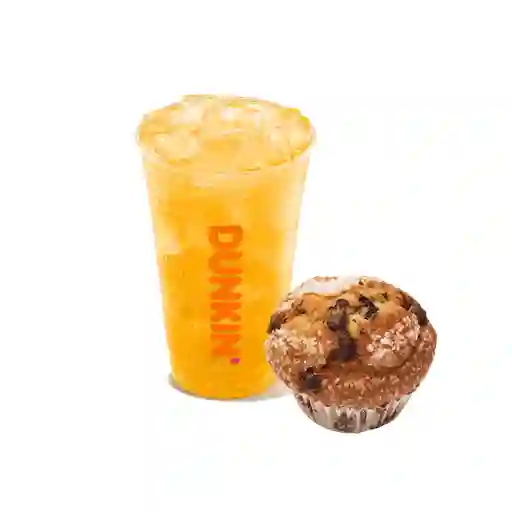 Sparkling Refresher M + Muffin.