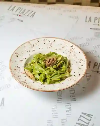 Tagliatelle De Spinaci Al Carciofi
