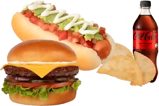 Combo Hamburguesa + Completo