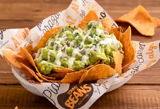 Nachos Para Compartir Guacamole