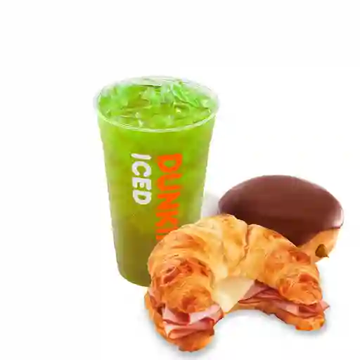 Refresher Base Limonada M + Sándwich + Donut.