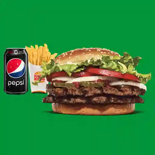 Combo Whopper 30 Años Vegetal Doble