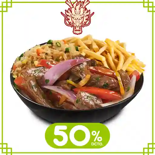Lomo Saltado 50%