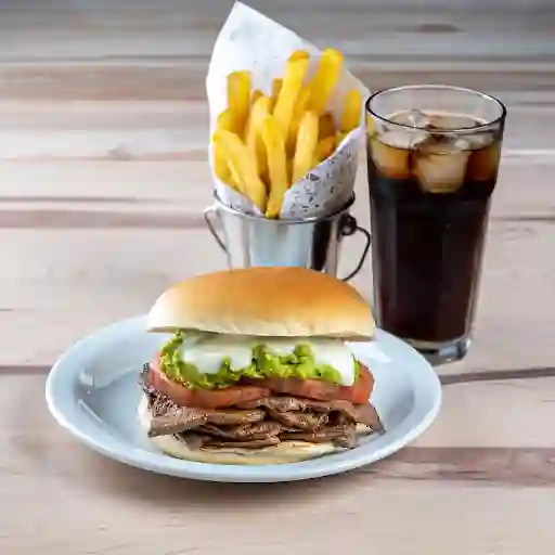 Italiano + Papas Fritas C +bebida