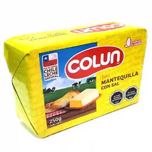 Mantequilla C/sal Colum 250grs
