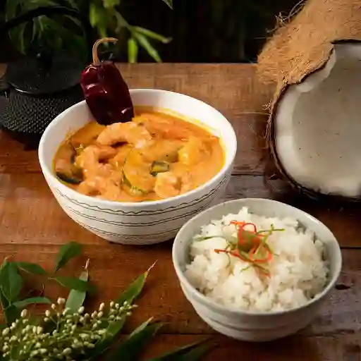 Curry Rojo De Camarón