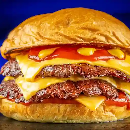 Cheeseburger + papas