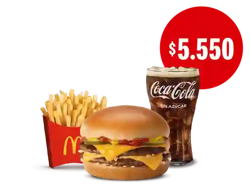 Mccombo Mediano Doble Hamburguesa Con Queso
