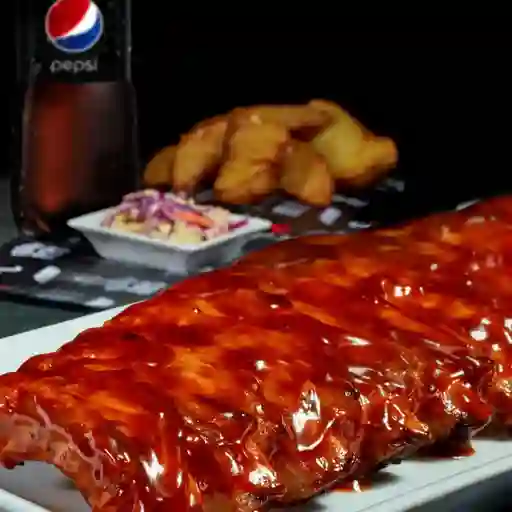 Combo Costilla Entera Bbq