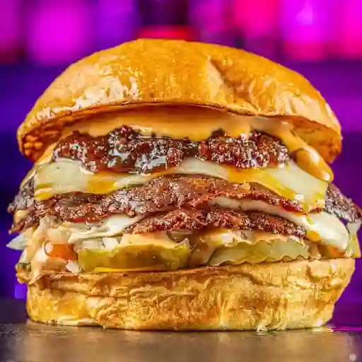 Spicy Jam Burger + papas