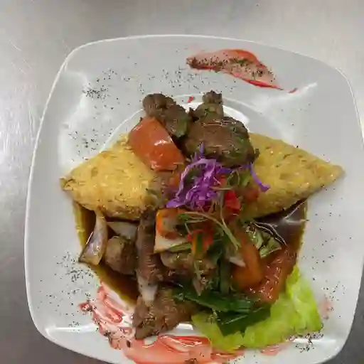 Tacu Tacu Con Lomo Salteado