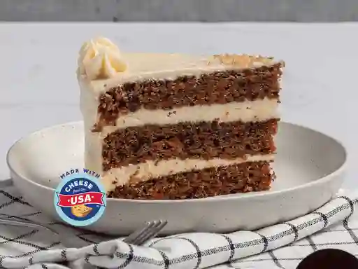 Trozo Torta Carrot Cake