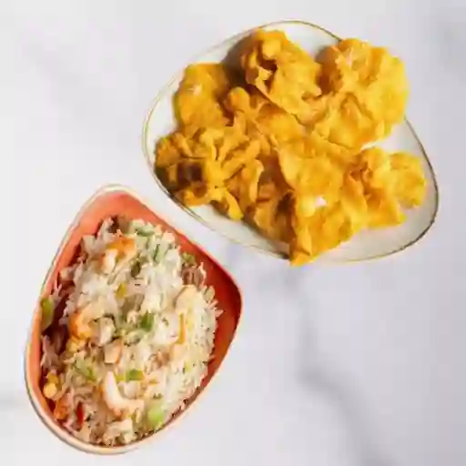 Arroz Chaufan + Wantan