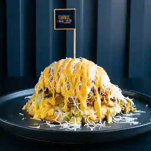 Arepa Cabimera Pollo Mechado