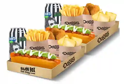 Bajón Box Hot Dog X2