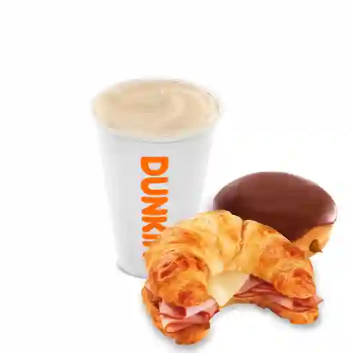 Chai Latte M + Sándwich + Donut.