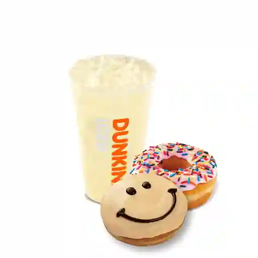 Limonada M + 2 Donuts.