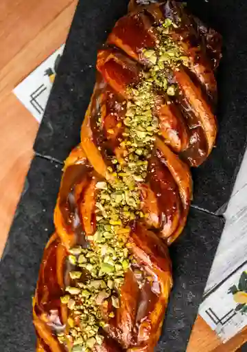 Trenza Dulce De Leche Y Pistacho