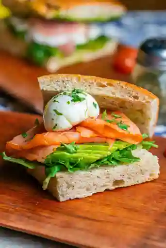 Focaccia Salmón Ahumado