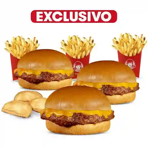 Trio Locura Con Cheeseburger 40% Off