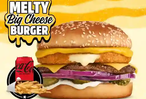 Combo Melty Big Cheese Burger Regular