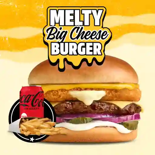Combo Melty Big Cheese Burger Big Angus