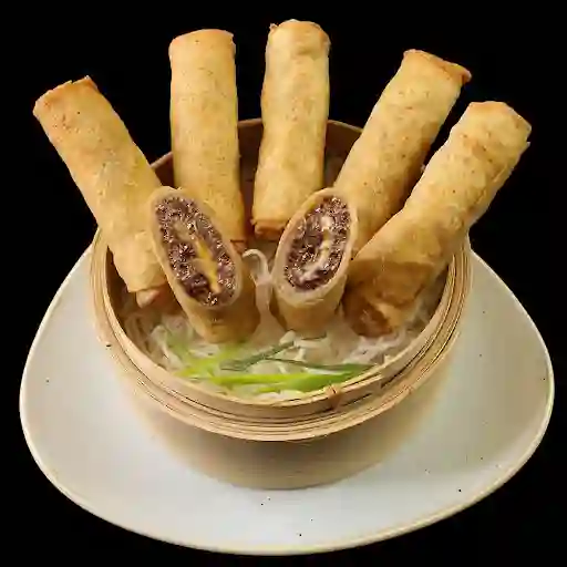 Cheese Burger Spring Roll