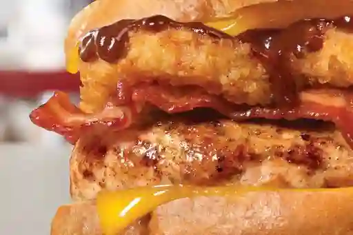 Bbq Chicken Bacon Melt + Fries