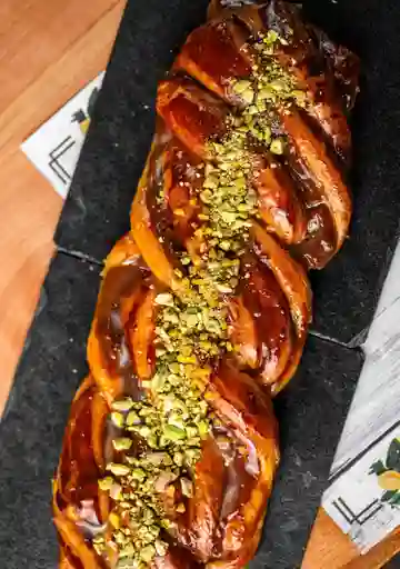 Trenza Dulce De Leche Y Pistacho