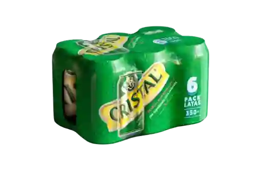 Cristal Six Pack Lata 350cc