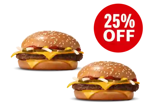 2 Cuarto De Libra Con Queso