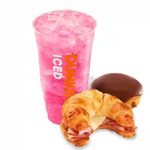 Sparkling Refresher Xl + Sándwich + Donut