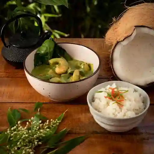 Curry Verde De Camarón