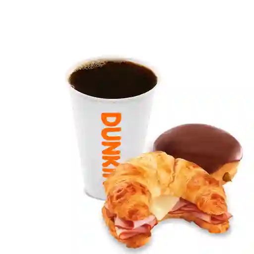 Coffee M + Sándwich + Donut.
