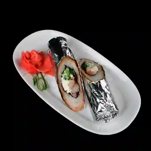 Hand Rolls De Pollo Queso Cebollin