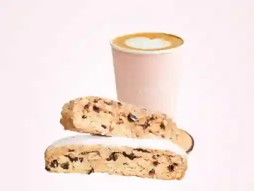 Cortado + Biscotti