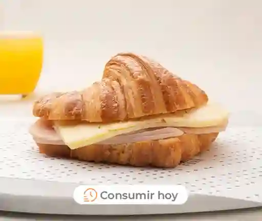 Croissant Jamón De Pavo Y Queso Gauda