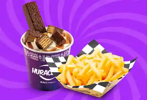 Huraclón Súper 8 + Papas Fritas Grandes