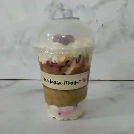 Torta En Vaso Frambuesa Manjar