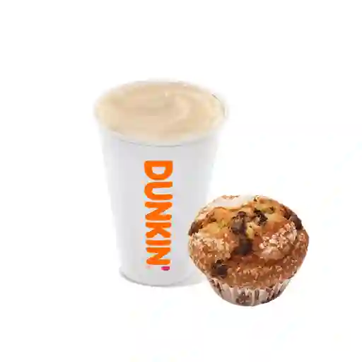 Chai Latte M + Muffin.