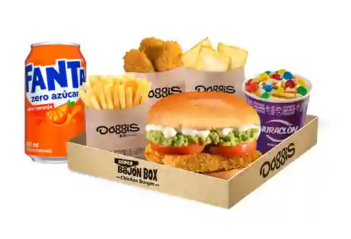 Super Bajón Box Chicken Burger