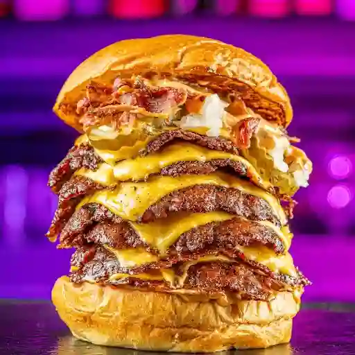 Sixsmash Burger + papas