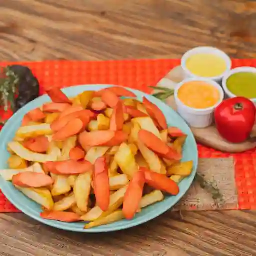 Salchipapas Medianas