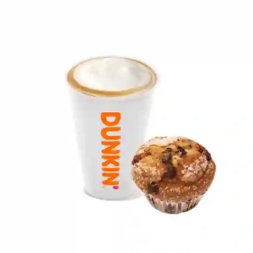 Latte M + Muffin.