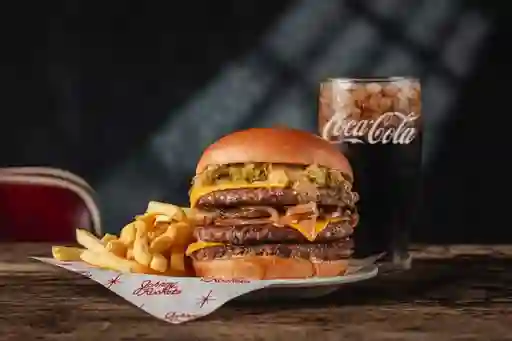 Triple Oklahoma Burger + Fries