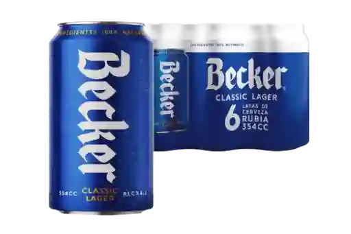 Becker Six Pack Lata 354cc