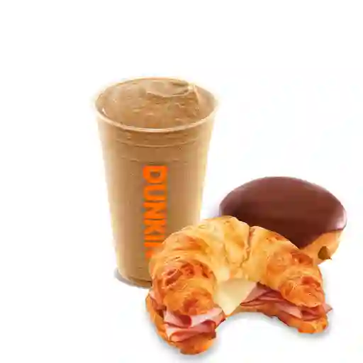 Frozen Latte M + Sándwich + Donut.