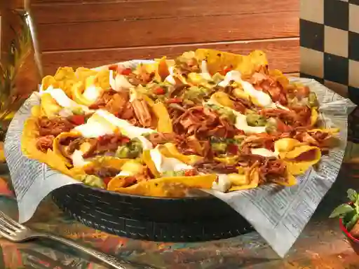 Canasto Nachos Mechada 